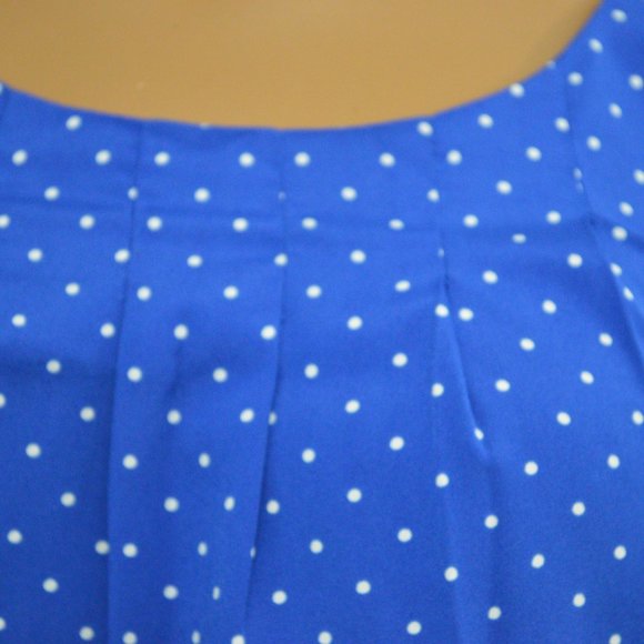 Blue junior's blouse - Picture 2 of 5
